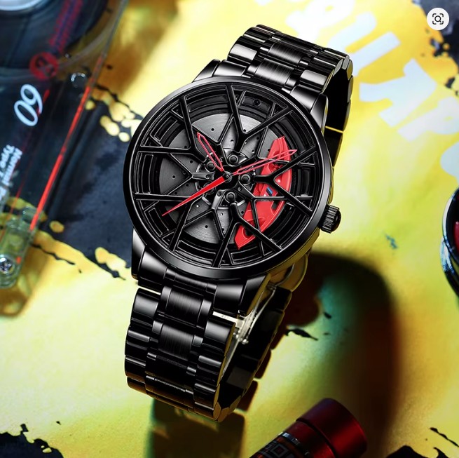 BMW M8 original 3D Rim Hub Wheel Luxury spinning watch - Image 2