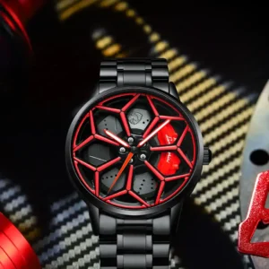 Lambo Urus Original 3D car rim hub 360° rotate wheel watch