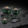 Berlinger Haus 12 Piece Titanium Coating Cookware Set - Emerald Collection