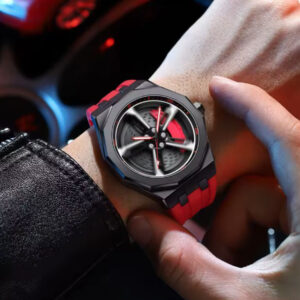 Alternative view of AUDl RS7 Original 3D spinning watch Rotate 360°Black And Red