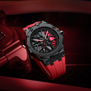 Original 3D Wheel Watch Waterproof Spinning Luxury Quartz Wrist Rim watch Rotate 360 Man's Watches for AMG G63